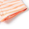 Kindershirt gestreept 116 neonoranje
