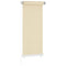 Rolgordijn voor buiten 60x140 cm HDPE crmekleurig
