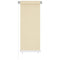 Rolgordijn voor buiten 60x140 cm HDPE crmekleurig