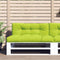Palletkussens 2 st stof heldergroen