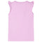 Kindershirt met ruches aan de mouwen 128 lila