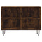 Tv-meubel 69,5x30x50 cm bewerkt hout gerookt eikenkleurig