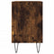 Tv-meubel 69,5x30x50 cm bewerkt hout gerookt eikenkleurig