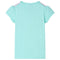 Kindershirt 116 lichtmintkleurig