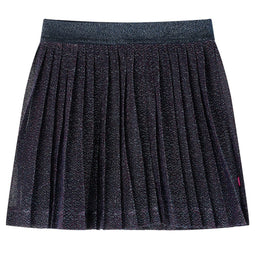Kinderrokje met glitters 128 marineblauw
