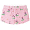 Kindershorts met trekkoord konijnenprint 140 lichtroze