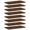 Wandschappen 8 st 40x20x1,5 cm bewerkt hout bruineikenkleurig