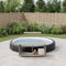 Opbergschappen 2 st poly rattan grijs