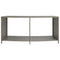 Opbergschappen 2 st poly rattan grijs