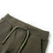Kindershorts met trekkoord 140 donkerkaki