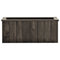 Plantenbak verhoogd 74x32x30 cm massief grenenhout grijs