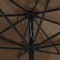Parasol met metalen paal 400 cm taupe