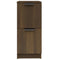 Dressoirs 2 st 30x30x70 cm bewerkt hout bruineikenkleurig