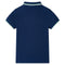 Kinderpoloshirt 128 marineblauw