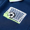 Kinderpoloshirt 128 marineblauw