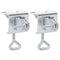Parasolklemmen voor balkon 2 st 32 mm gegalvaniseerd staal