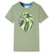 Kindershirt 116 lichtkakikleurig