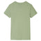 Kindershirt 116 lichtkakikleurig