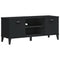 Schoenenbank VIKEN 106x35x45 cm massief grenenhout zwart