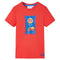 Kindershirt met korte mouwen 92 rood