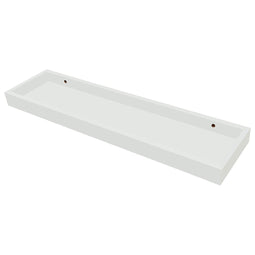Duraline Wandplank modern 60x4x15cm Wit - Duraline Wall Shelf modern 60x4x15cm White