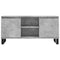 Tv-meubel 104x35x50 cm bewerkt hout betongrijs