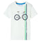 Kindershirt met korte mouwen 128 ecru