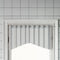 Gordijnrails 2 st 90-135 cm aluminium wit en zilverkleurig