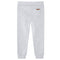 Kinderjoggingbroek 128 gemleerd grijs
