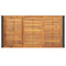 Tuintafel met U-vormige poten 160x80x75 cm massief acaciahout