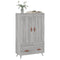 Hoge kast 69,5x31x115 cm bewerkt hout grijs sonoma eikenkleurig