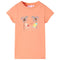 Kindershirt 92 perzikkleurig