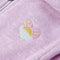 Kindervest met capuchon en rits 104 gemengd lila