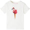 Kindershirt 128 ecru
