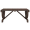 Tuintafel 90x50x40 cm massief vurenhout