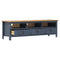 Tv-meubel Hill Range 158x40x47 cm massief grenenhout grijs
