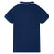 Kinderpoloshirt 116 marineblauw