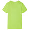 Kindershirt met korte mouwen 140 limoengroen