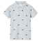 Kinderpoloshirt 140 gemleerd grijs