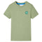 Kindershirt 128 lichtkakikleurig