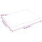 Wandschap 60x50x4 cm onbehandeld massief eikenhout
