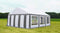 Classic Plus Partytent PVC 6x6x2 mtr in Wit-Grijs