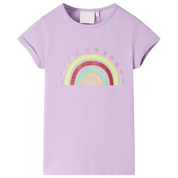 Kindershirt 104 lila