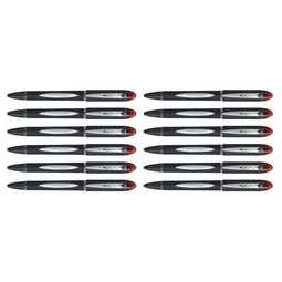 Liquid ink ballpoint pen Uni-Ball Rollerball Jestsream SX-210 Rood 12 Stuks