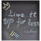 Krijtbord stickerrollen 2 st 0,45 x 2 m - incl. krijt