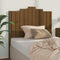 Hoofdbord 106x4x110 cm massief grenenhout honingbruin