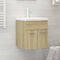 Wastafelkast 41x38,5x46 cm spaanplaat sonoma eikenkleurig