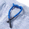 Kindershorts met trekkoord 128 gemleerd blauw