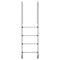 Zwembadladder 54x38x184,5 cm 304 roestvrij staal
