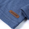 Kindershirt met lange mouwen os en adelaarsprint 128 gemleerd blauw